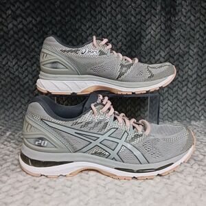 Asics Gel-Nimbus 20 Mid Women's Running Sneakers Shoes Grey Pink Size 9
